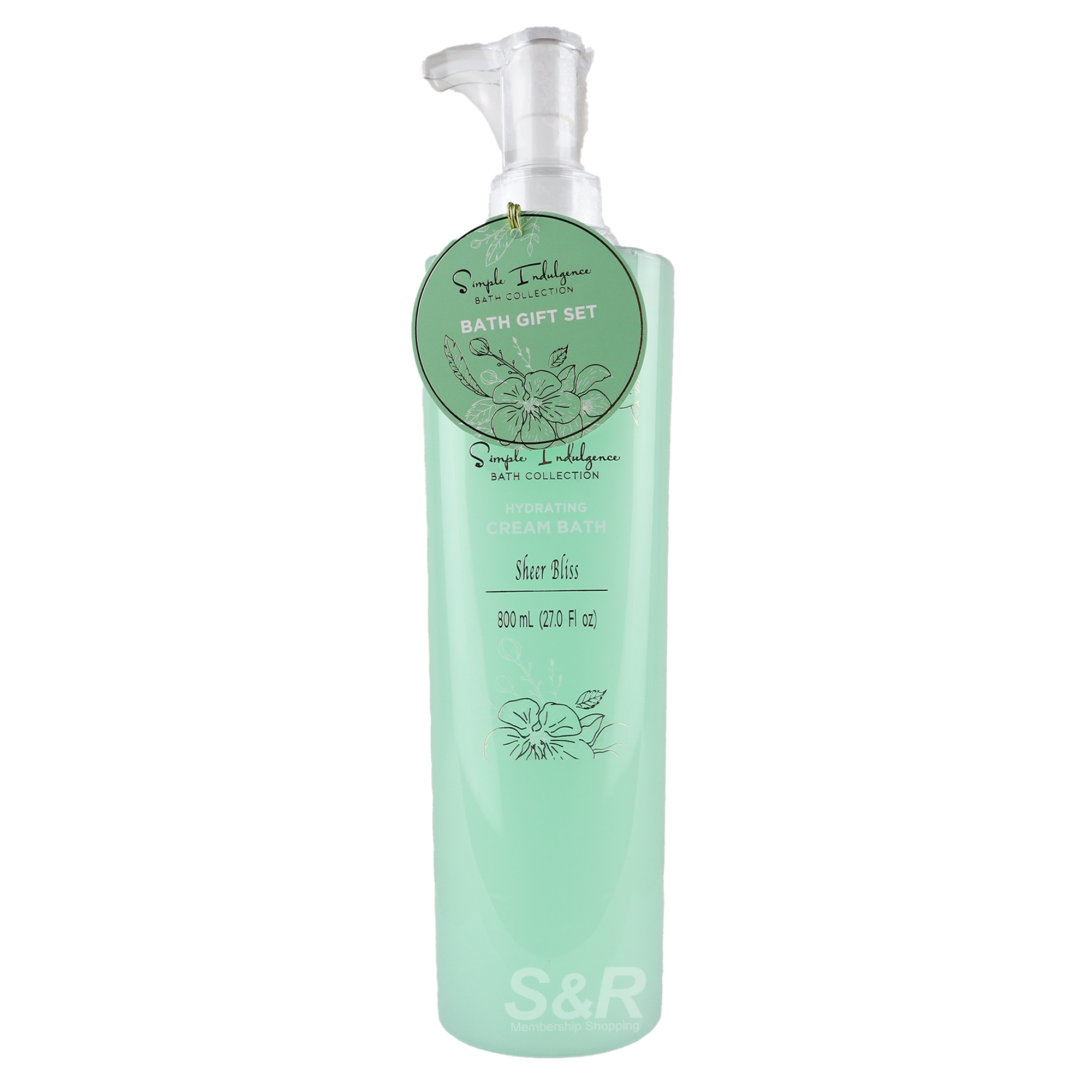 Simple Indulgence Bath Collection Hydrating Cream Bath 800mL Simple Indulgence Bath Collection Hydrating Cream Bath 800mL
